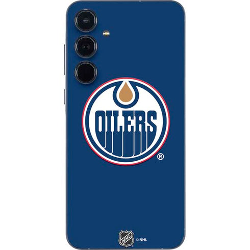 NHL Edmonton Oilers Solid Background Galaxy A55 5G Skin